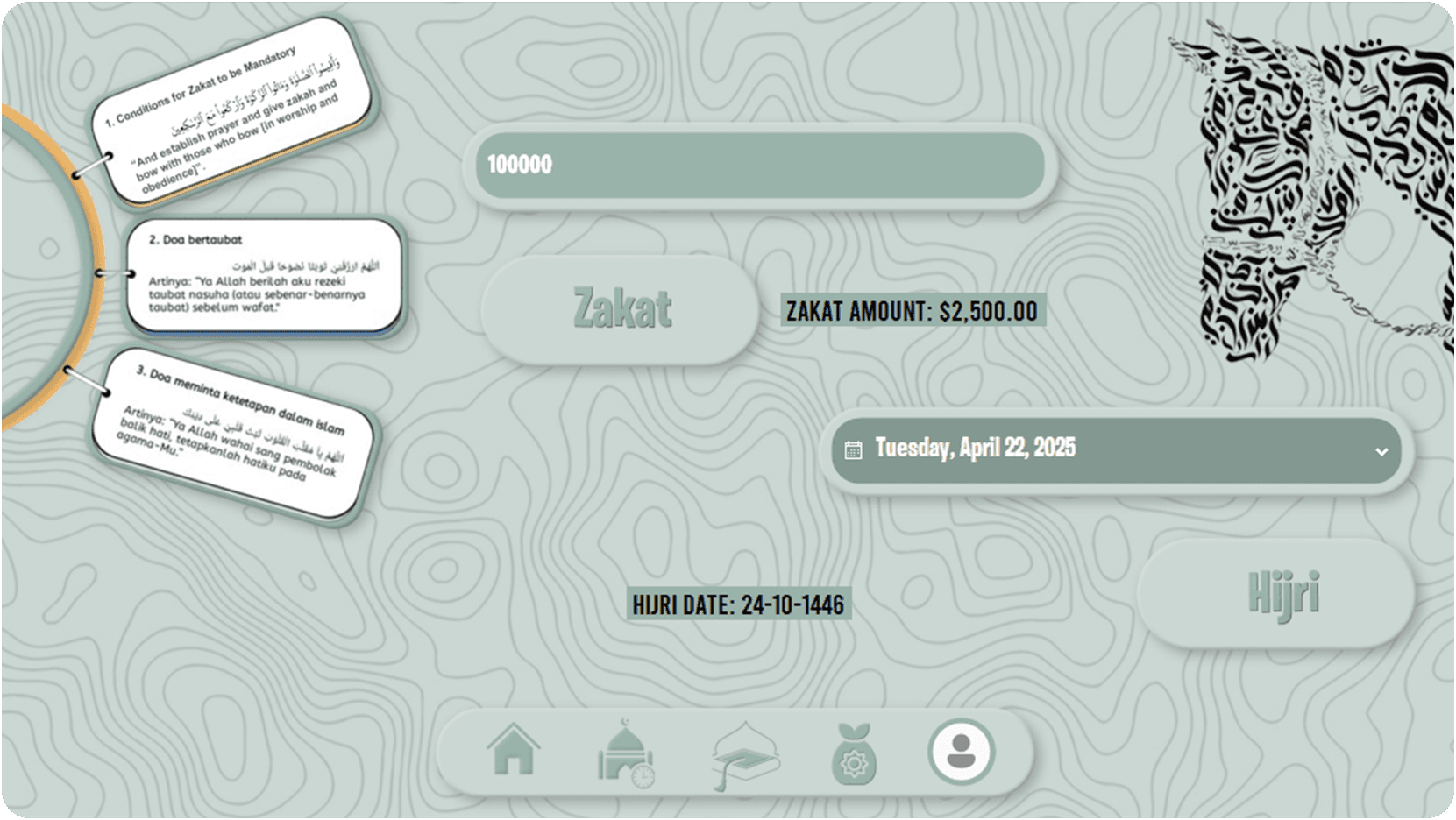 Zakat Dashboard