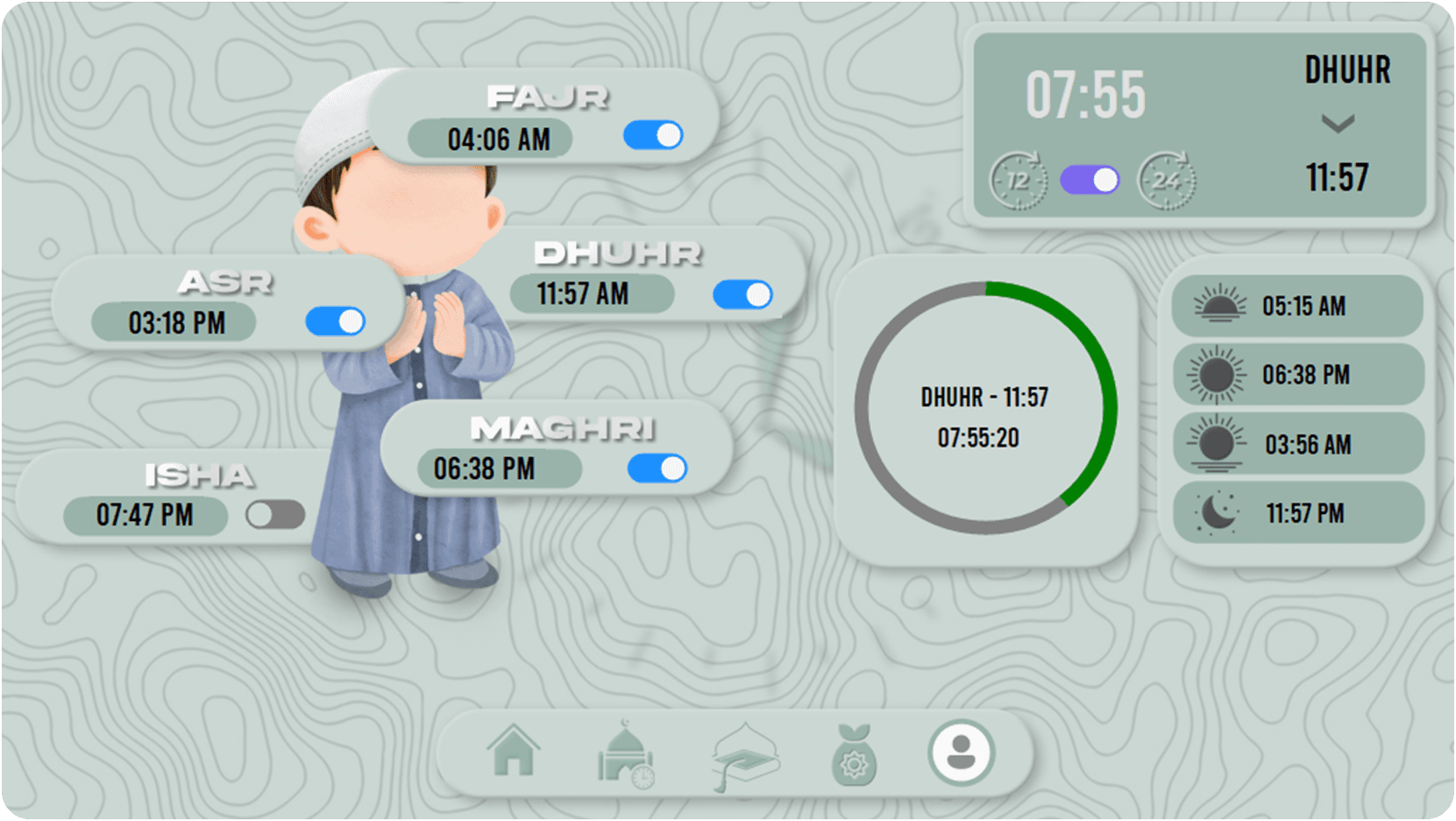 Prayer Timings & Adhan