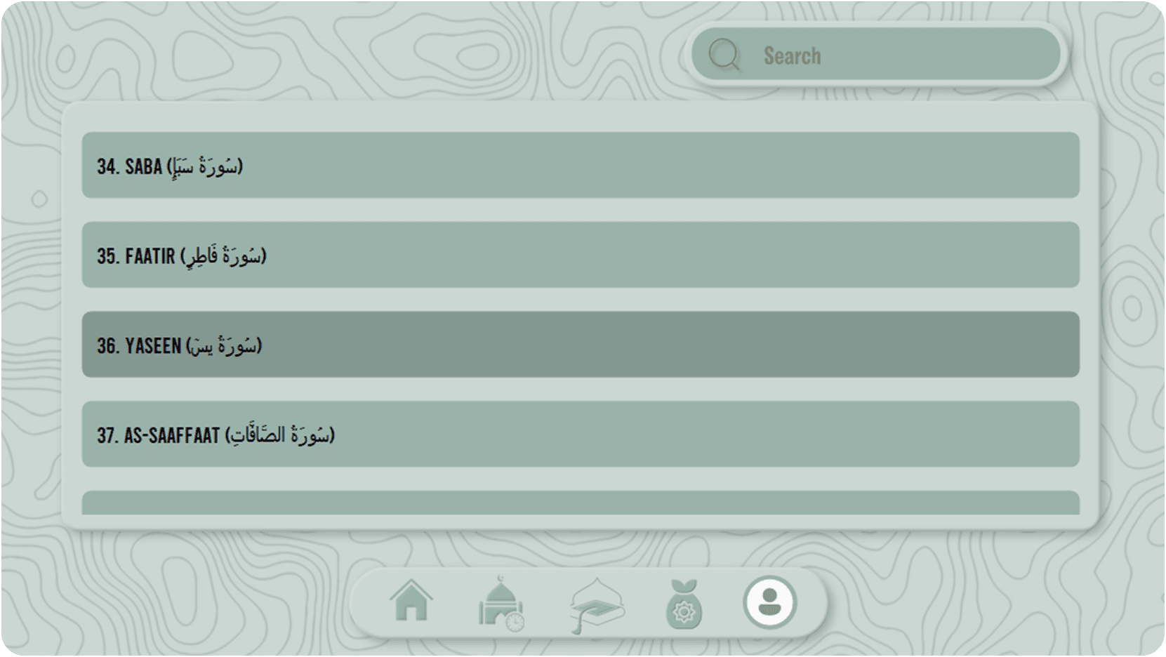 Holy Quran Surahs